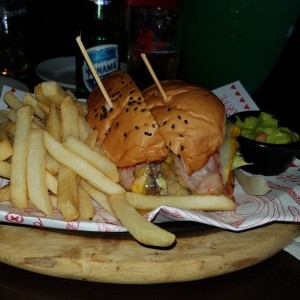 hamburguesa con guacamole 