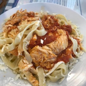 Fettuchini con pollo