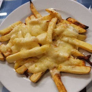 Papas con queso