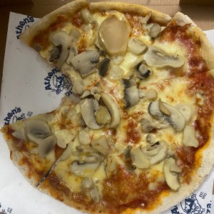 Pizza de hongos