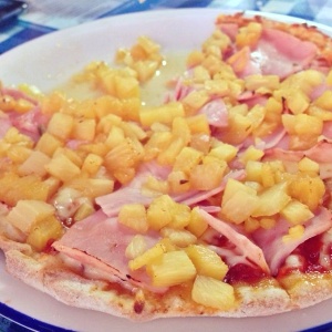 Pizza hawaiana