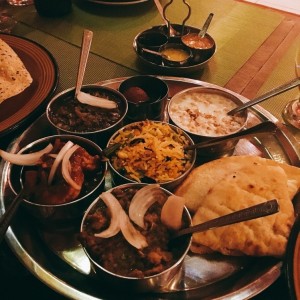 thali para degustar