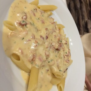 Penne carbonara