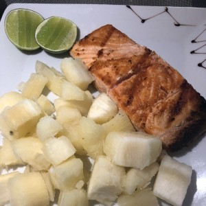 Salmon grillado 