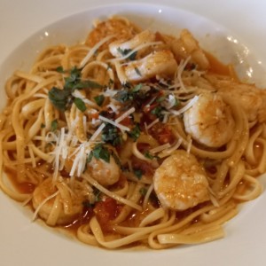 Grilled Shrimp Scampi Pasta