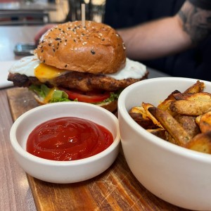 Crunchy fried chicken Burger 