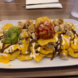 Nachos con pollo