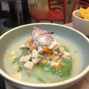 Ceviche de corvina