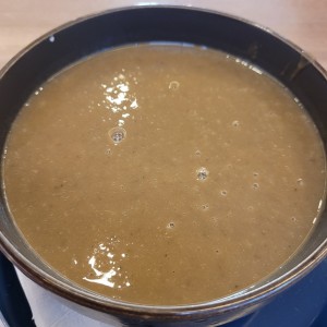 Sopa de lentejas 