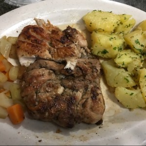 pollo con papas