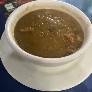 Sopa de lentejas 