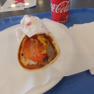 gyro sin salsa blanca