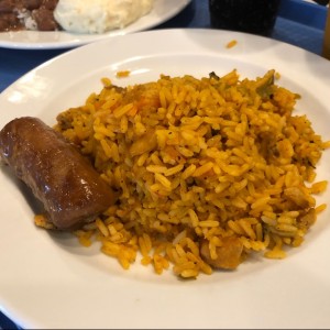 Menu del Dia ( Sabado )   Arroz con pollo! ?