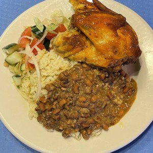 Pollo con lentajas