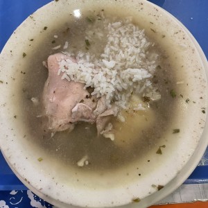 Sancocho con arroz