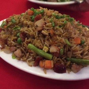 arroz frito con puerco