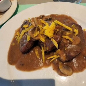 Beef con mushroom