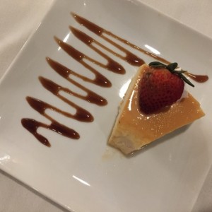 Flan de la casa