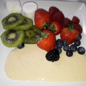 postre de frutas 