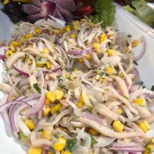 ceviche de pulpo 