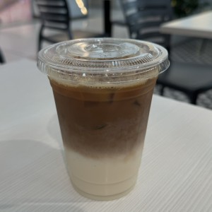 Ice latte con leche de soya 