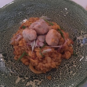 Risotto de calamares