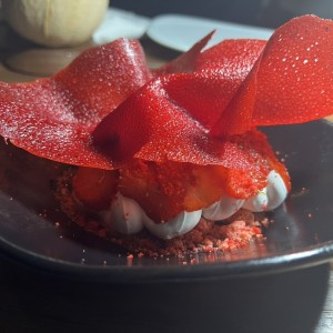 Postres - Fresas con crema