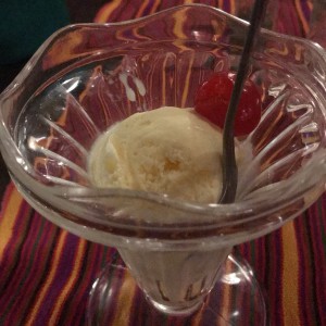 Postres - Helado de vainilla