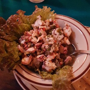 ceviche de pulpo