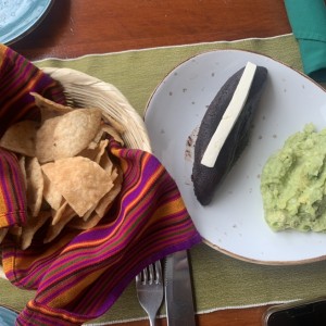 Frijol y guacamol