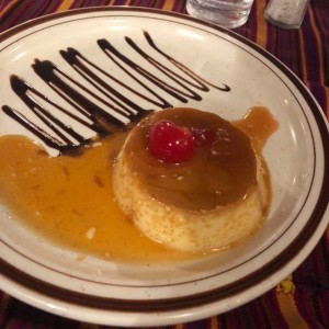 Flan de la casa