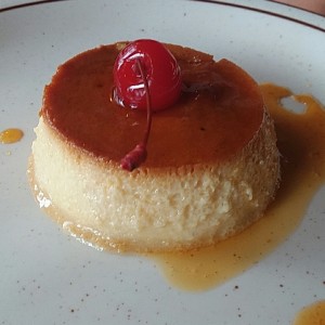 Flan de la casa