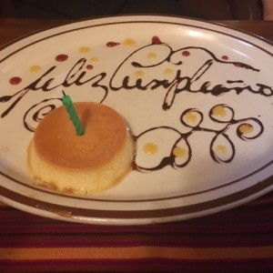 Flan de la casa