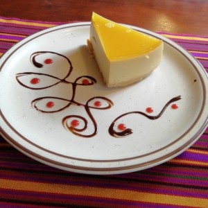 flan de maracuya