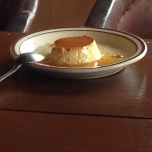 Flan de la casa