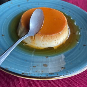 Flan de la casa