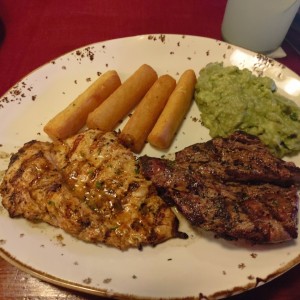 Filete de Res y Pollo