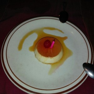 Flan de la casa