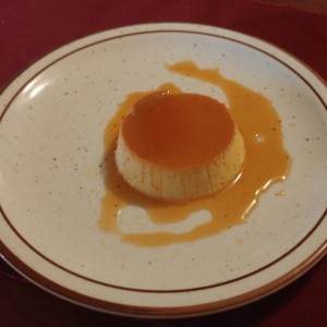 Flan de la casa