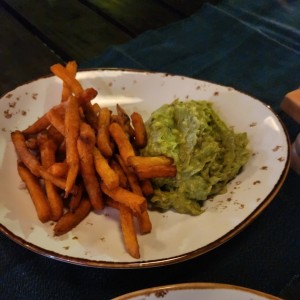 Camote y guacamole