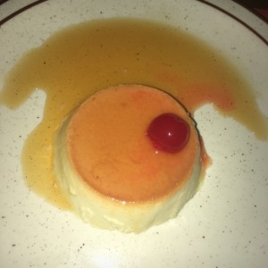 Flan de la casa