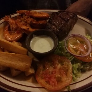 Puyazo (Picanha) con camarones