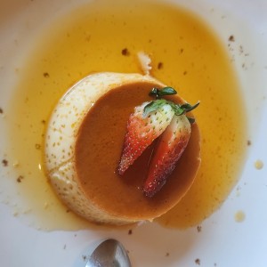 Flan de la casa