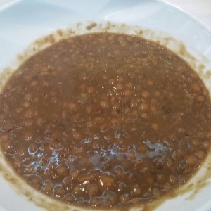 sopa de lentejas