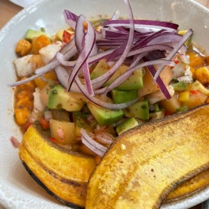 Ceviche de Mango y Agucate