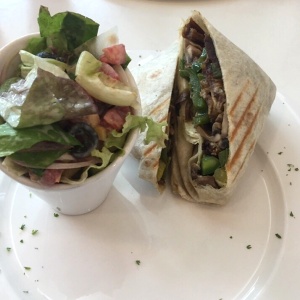 Wraps de vegatales.