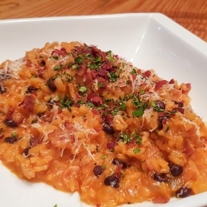 Risoto Con Langostino Guandu y Panceta