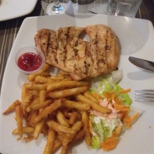 filete de pollo con papas