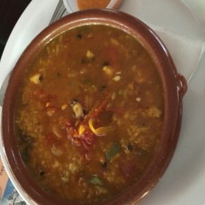 guacho de mariscos