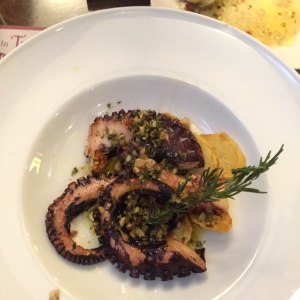 Pulpo en chimichurri 